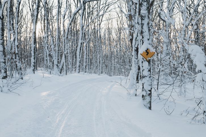 snowmobile trail