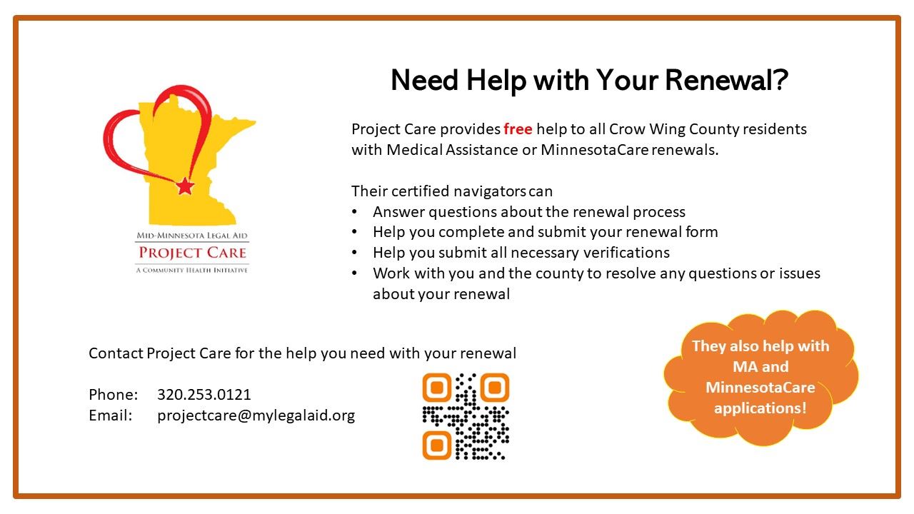 Project Care MA renewal help 4-28-23